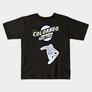 CO Ride Free Kids T-Shirt